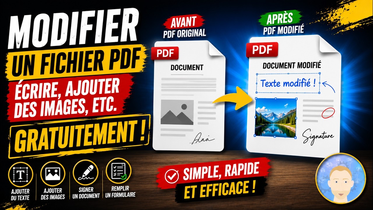 Modifier un fichier PDF facilement et gratuitement