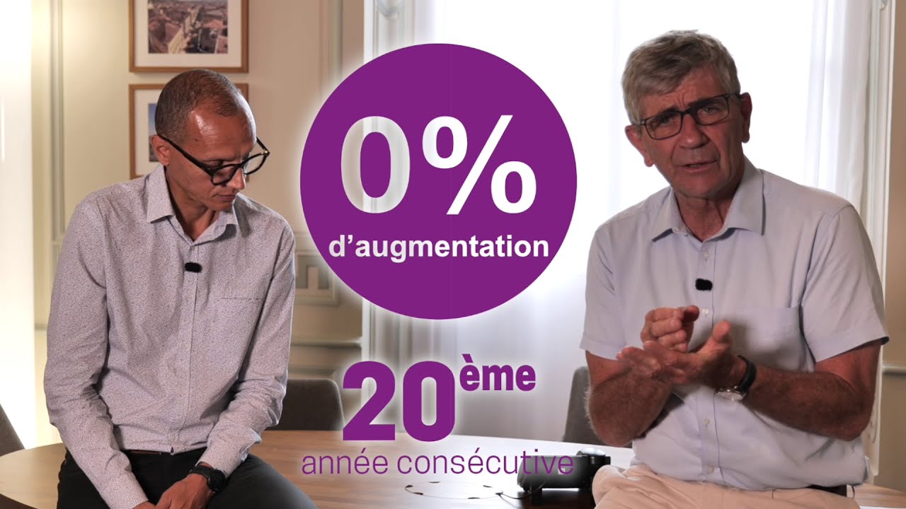 La taxe foncière à Agen : 0% d'augmentation en 20 ans